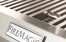 Close-up of a FireMagic grill grate