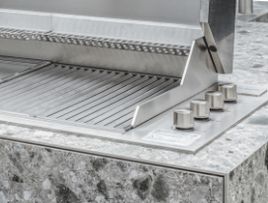 Close-up of an OCQ Outdoor Kitchen